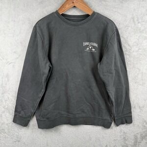 Banks Journal Sweatshirt Womens M Dark Gray Crewneck‎ Pullover Organic Cotton
